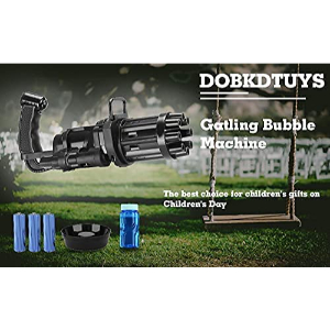 Toy-Land-Plastic-Bubble-Gun-For-Making-Bubbles-With-Handle---Black-lrmBUBBL
